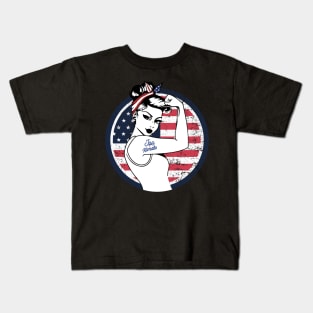 Retro Vintage Vote Biden Harris Kids T-Shirt